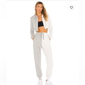 Superdown Revolve Renna cropped hoodie and two toned sweatpants